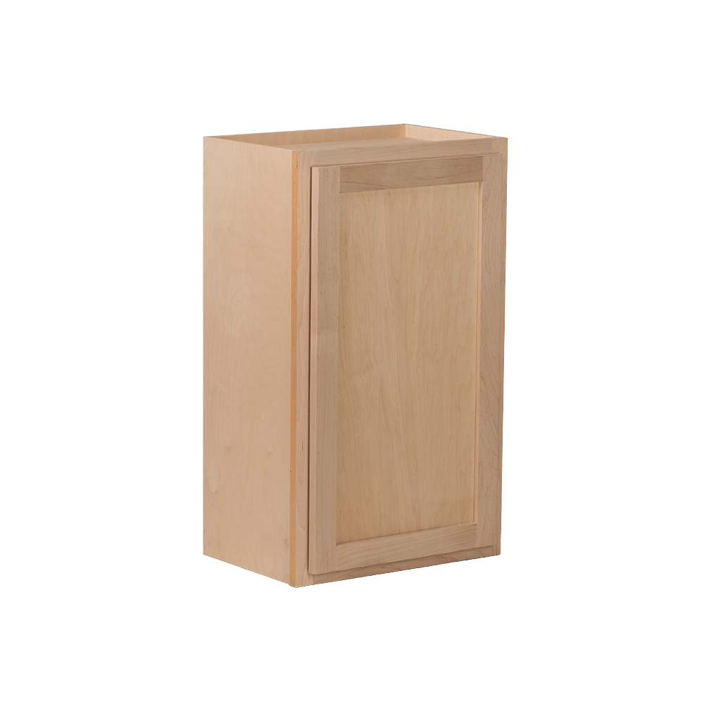 Backwoods Cabinetry RTA (Ready-to-Assemble) W2430 - Raw Maple 24"Wx30"Hx12"D Wall Cabinet