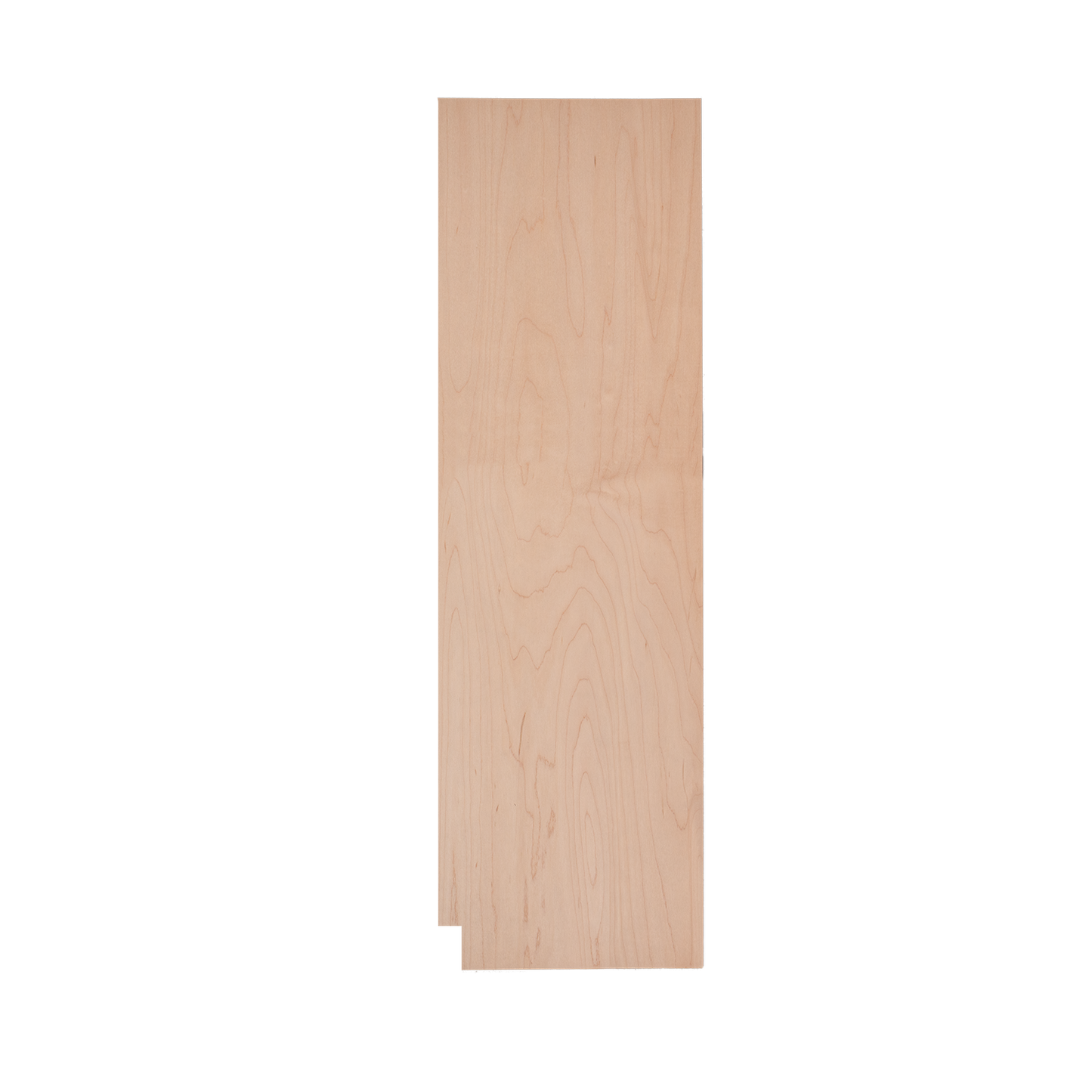 Backwoods Cabinetry RTA (Ready-to-Assemble) TSK2484.R - Raw Maple .25"X23.25"X84" Pantry End Panel - Right Side