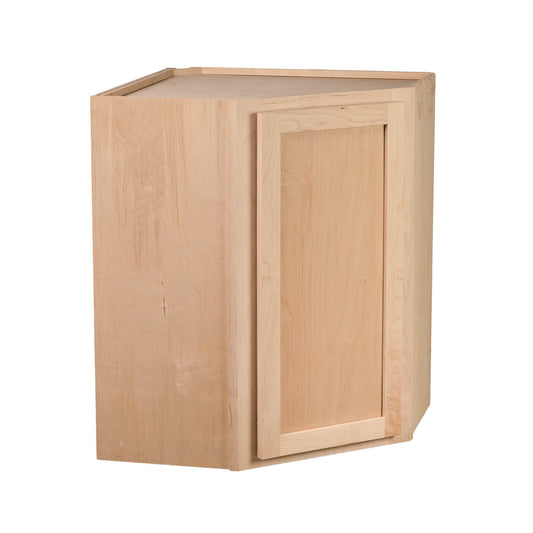 Backwoods Cabinetry RTA (Ready-to-Assemble) WDC2436 - Raw Maple 24"Wx36"Hx12"D Wall Corner Cabinet