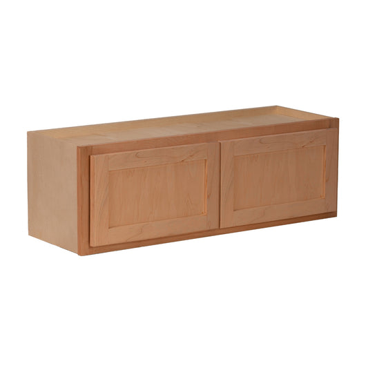 Backwoods Cabinetry RTA (Ready-to-Assemble) W3012.BUTT - Raw Cherry 30"Wx12"Hx12"D Microwave Wall Cabinet