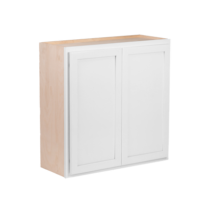 Backwoods Cabinetry RTA (Ready-to-Assemble) W3042.BUTT - Pure White 30"Wx42"Hx12"D Wall Cabinet