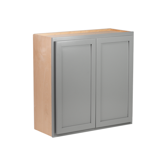 Backwoods Cabinetry RTA (Ready-to-Assemble) W3030.BUTT - Magnetic Grey 30"Wx30"Hx12"D Wall Cabinet