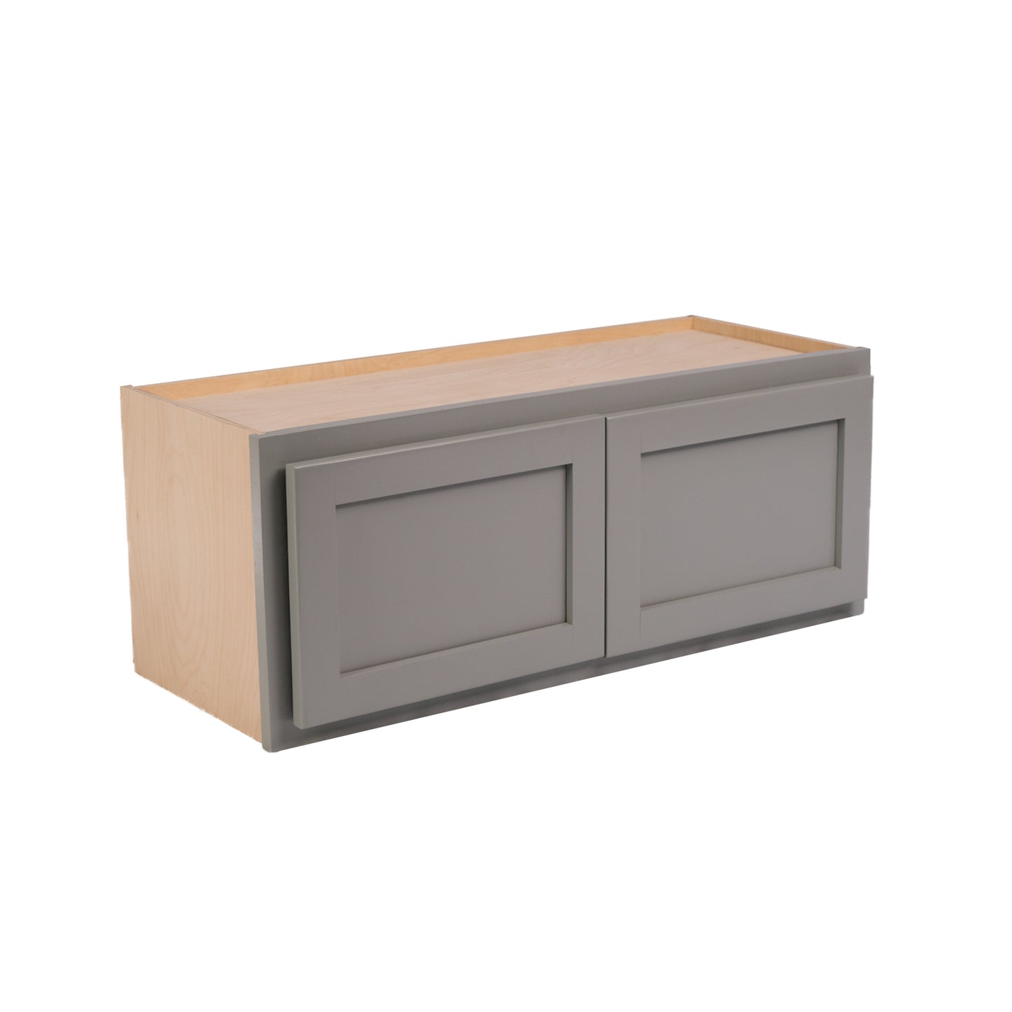 Backwoods Cabinetry RTA (Ready-to-Assemble) W3012.BUTT - Magnetic Grey 30"Wx12"Hx12"D Wall Microwave