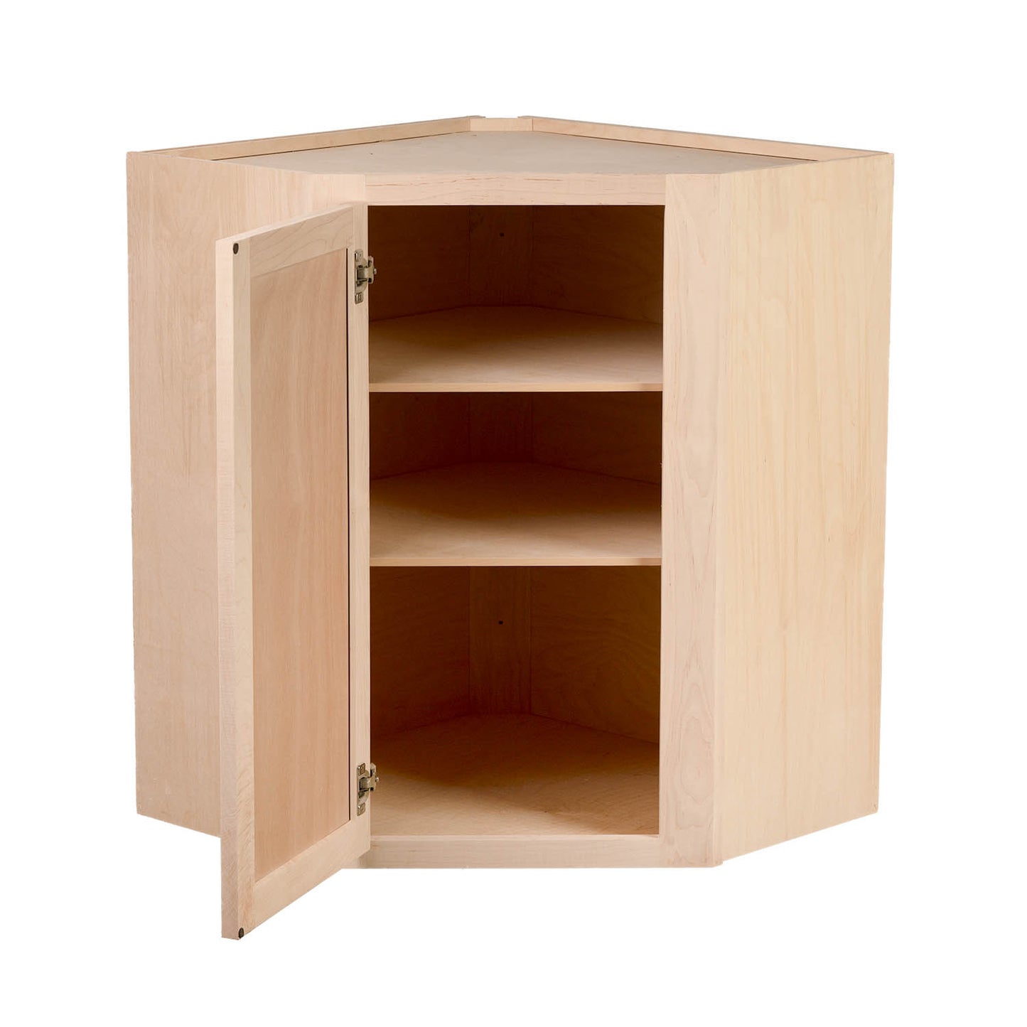 Backwoods Cabinetry RTA (Ready-to-Assemble) WDC2430 - Raw Maple 24"Wx30"Hx12"D Wall Corner Cabinet