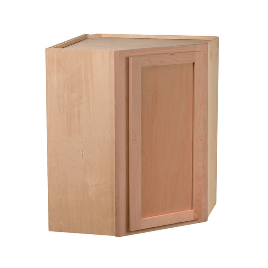 Backwoods Cabinetry RTA (Ready-to-Assemble) WDC2430 - Raw Cherry 24"Wx30"Hx12"D Wall Corner Cabinet