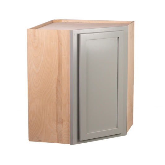 Backwoods Cabinetry RTA (Ready-to-Assemble) WDC2430 - Magnetic Grey 24"WX30"HX12"D Wall Corner Cabinet