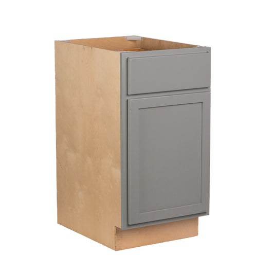 Backwoods Cabinetry RTA (Ready-to-Assemble) B12.L - Magnetic Grey Base Cabinet | 12"Wx34.5"Hx24"D