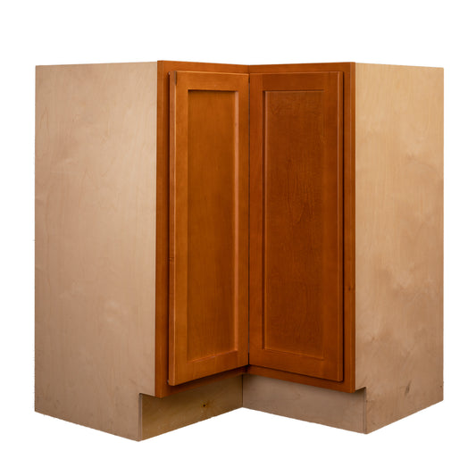 Backwoods Cabinetry RTA (Ready-to-Assemble) BLZS3030.18 - Provincial Stain Lazy Susan Cabinet | 18"D x 30" W x 34.5"