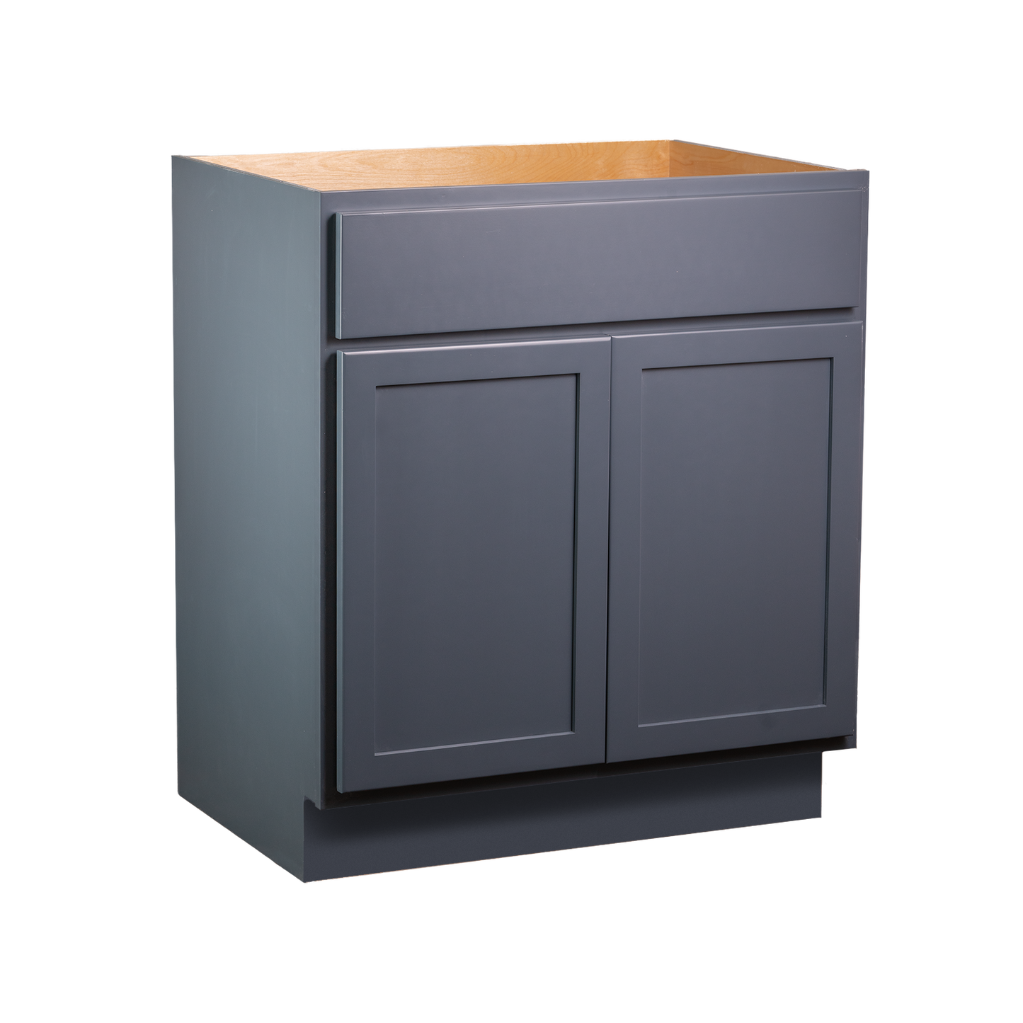 Backwoods Cabinetry RTA (Ready-to-Assemble) VSB24.34.21 - Needlepoint Navy Vanity Base Cabinet | 24"Wx34.5"Hx21"D