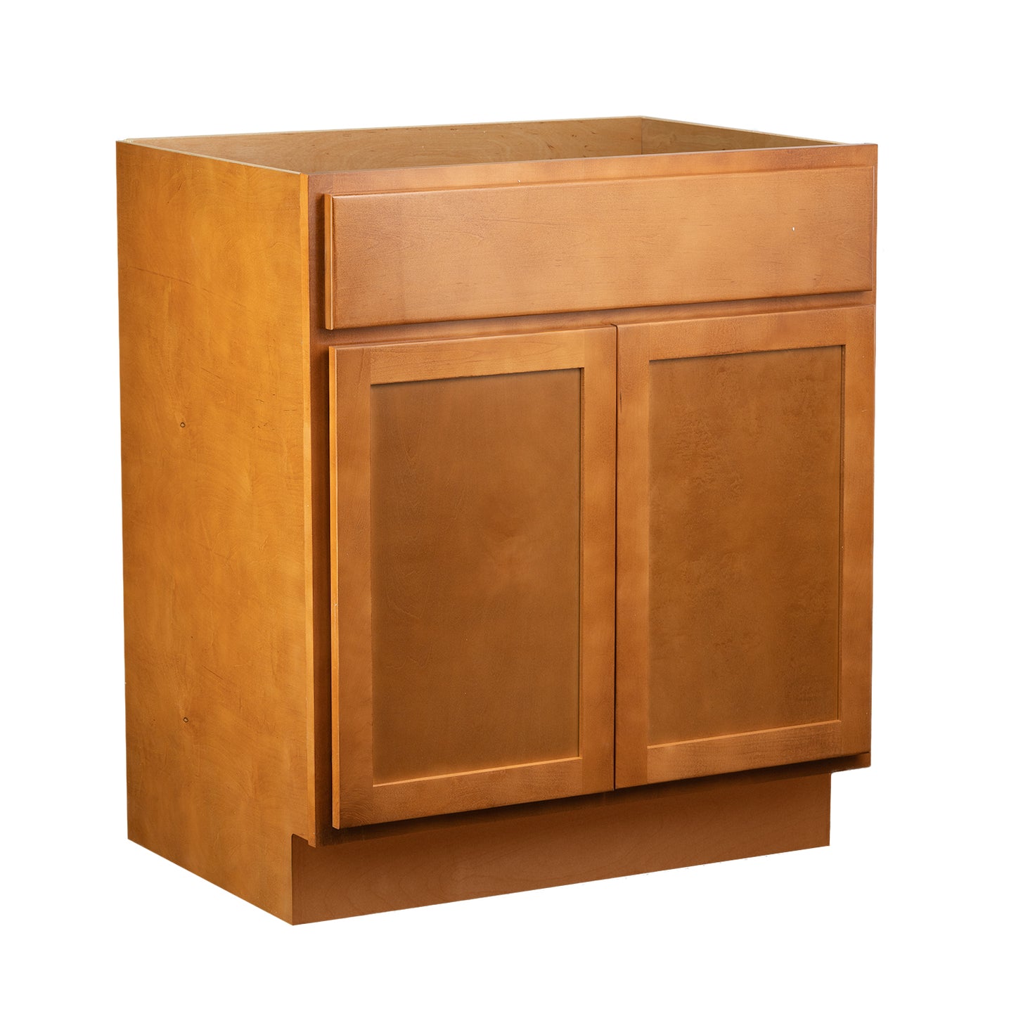 Backwoods Cabinetry RTA (Ready-to-Assemble) VSB30.34.21 - Provincial Stain Vanity Base Cabinet | 30"Wx34.5"Hx21"D