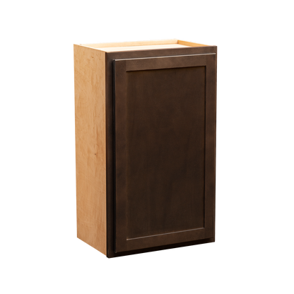 Backwoods Cabinetry RTA (Ready-to-Assemble) W2430 - Espresso Stain 24"Wx30"Hx12"D Wall Cabinet