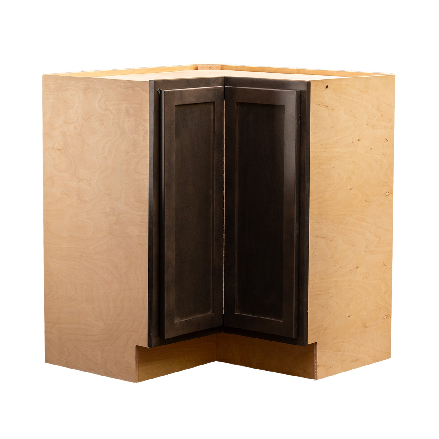 Backwoods Cabinetry RTA (Ready-to-Assemble) BLZS3030.18 - Espresso Stain Lazy Susan Cabinet | 18"D x 30" W x 34.5"