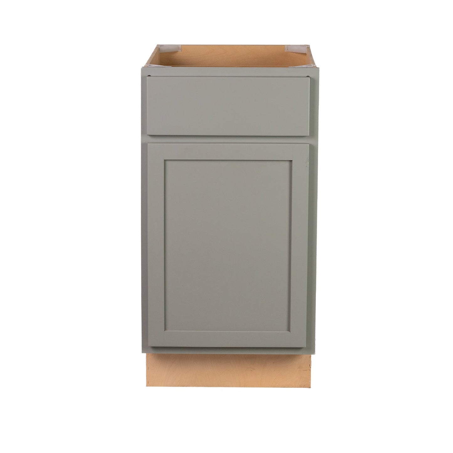 Backwoods Cabinetry RTA (Ready-to-Assemble) B18.L - Magnetic Grey Base Cabinet | 18"Wx34.5"Hx24"D