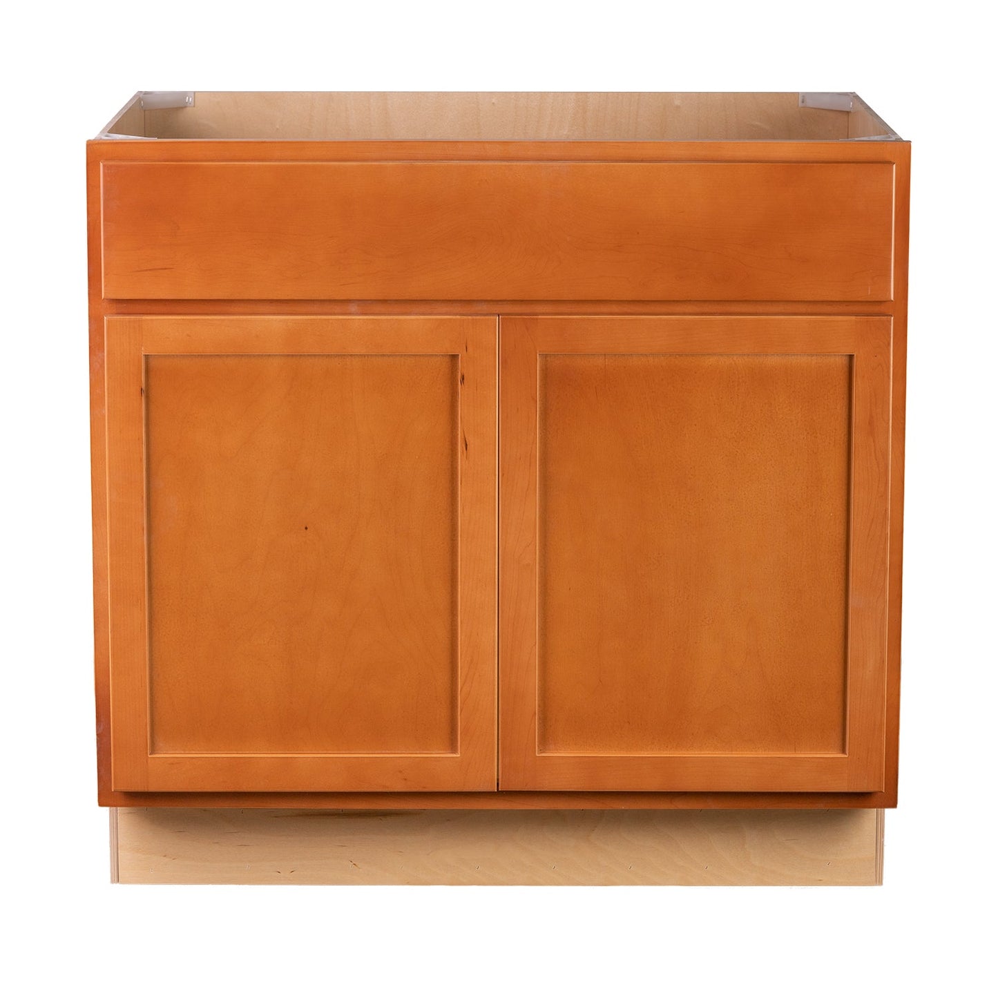 Backwoods Cabinetry RTA (Ready-to-Assemble) BS36.BUTT - Provincial Stain 36" Sink Base Cabinet | 36"Wx34.5"Hx24"D