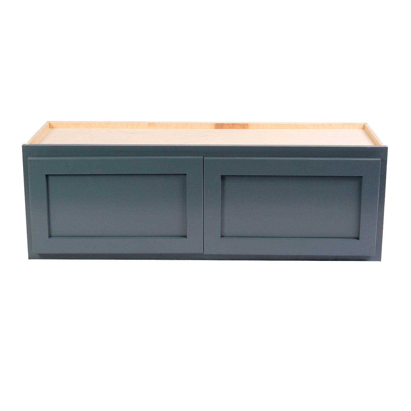 Backwoods Cabinetry RTA (Ready-to-Assemble) W3018.BUTT - Needlepoint Navy 30"Wx18"Hx12"D Microwave Wall Cabinet