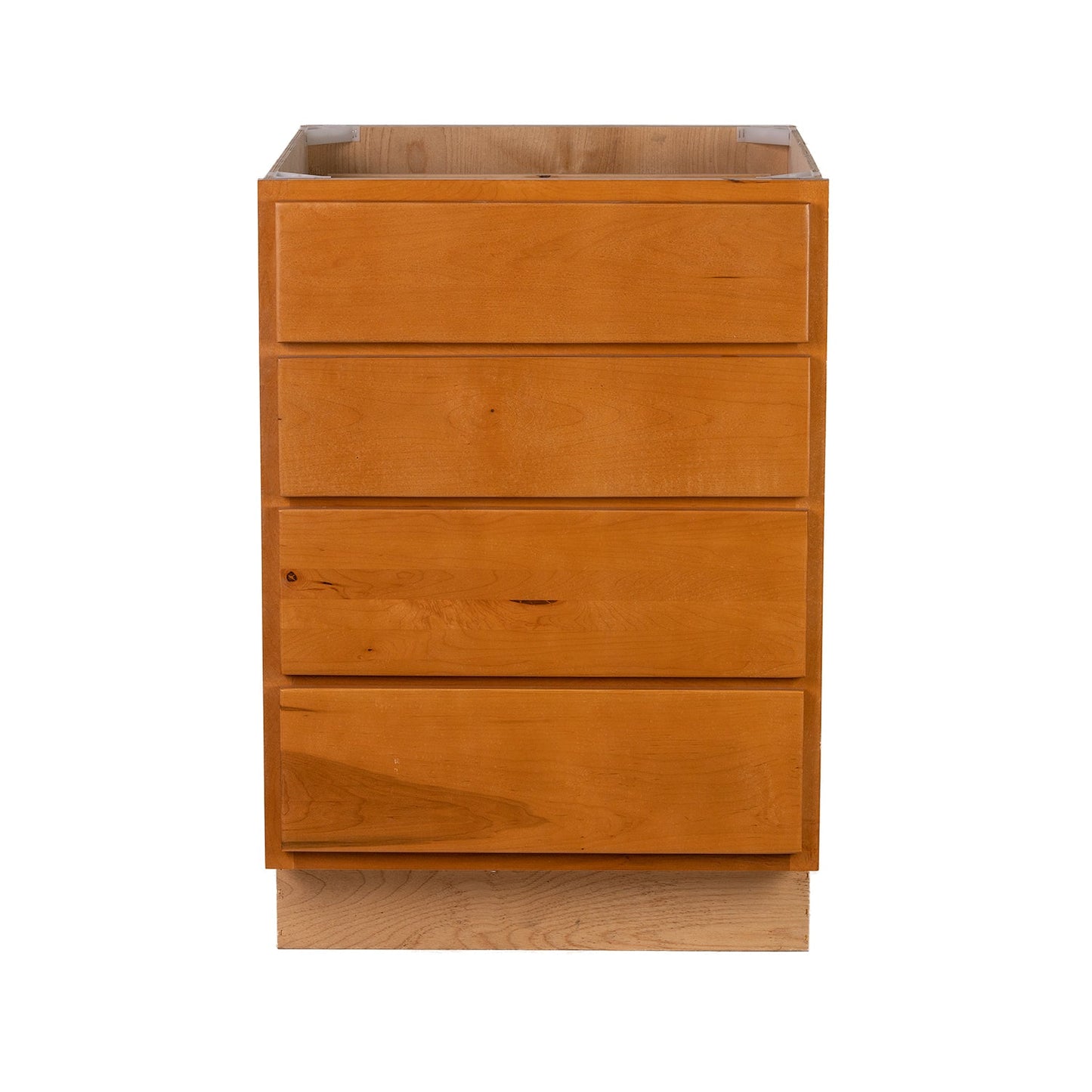 Backwoods Cabinetry RTA (Ready-to-Assemble) B18.4D - Provincial Stain 4 Drawer 18" Base Cabinet | 18"Wx34.5"Hx24"D