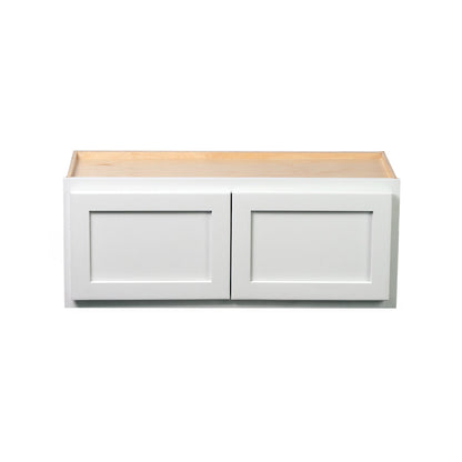 Backwoods Cabinetry RTA (Ready-to-Assemble) W3624.24.BUTT - Pure White 36"Wx24"Hx24"D Refrigerator Wall Cabinet