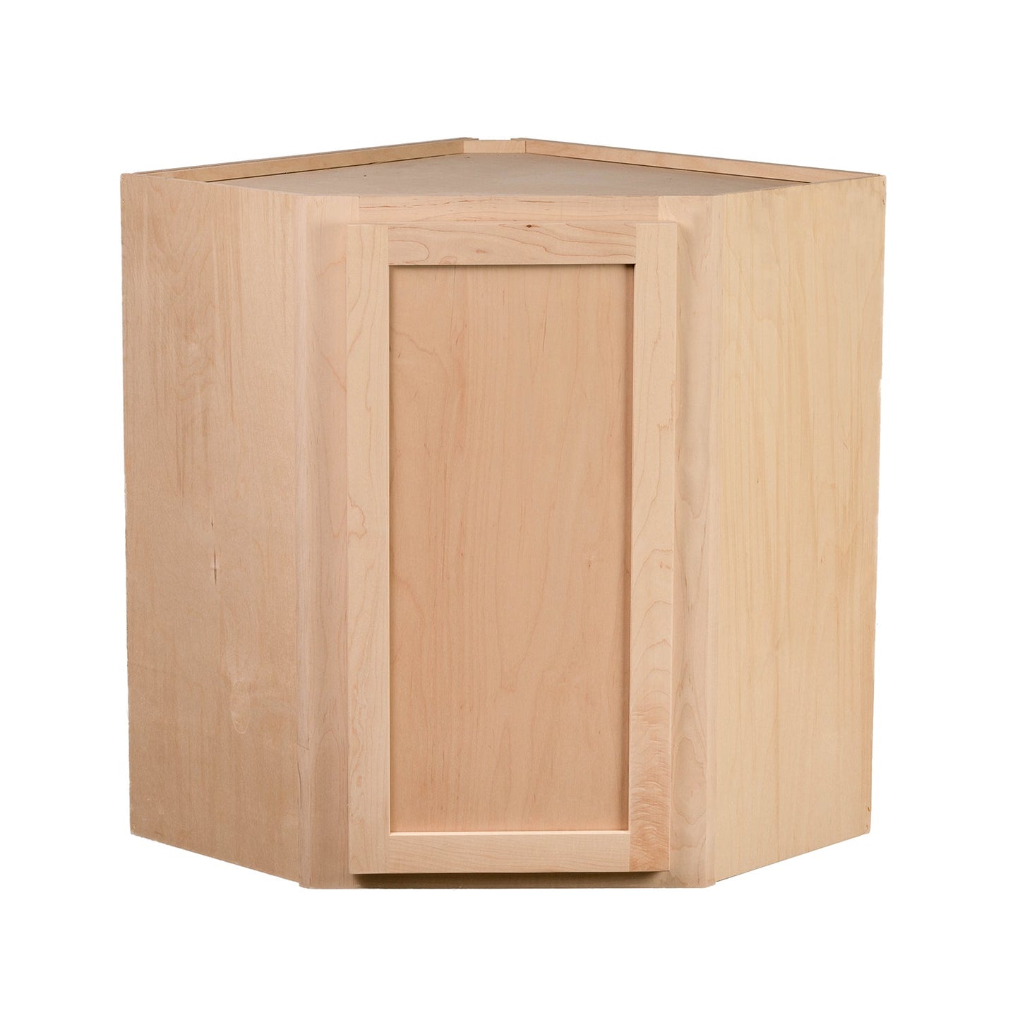 Backwoods Cabinetry RTA (Ready-to-Assemble) WDC2430 - Raw Maple 24"Wx30"Hx12"D Wall Corner Cabinet