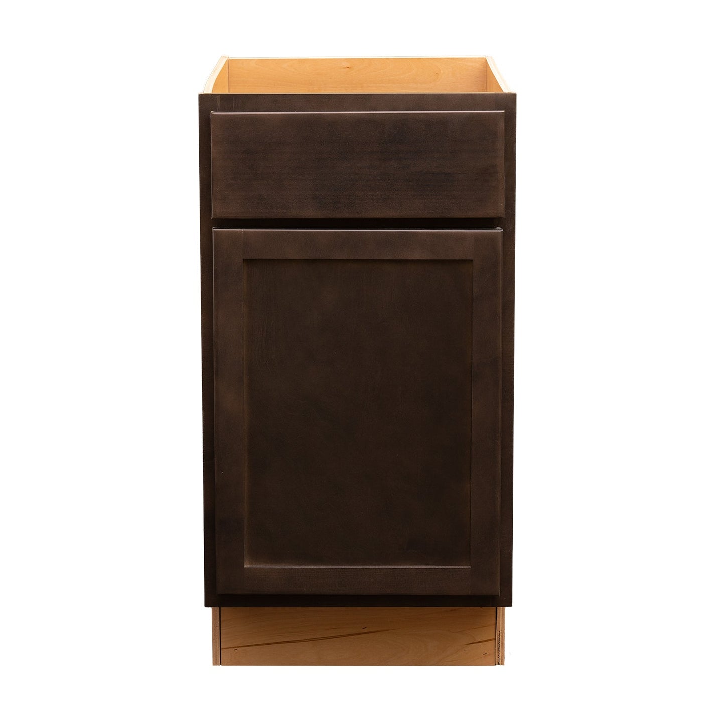 Backwoods Cabinetry RTA (Ready-to-Assemble) B12.L - Espresso Stain Base Cabinet | 12"Wx34.5"Hx24"D