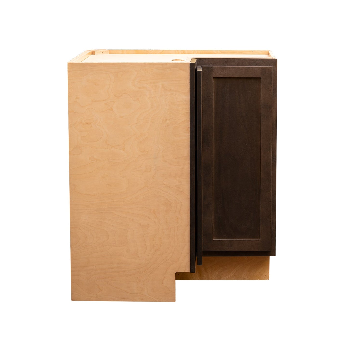 Backwoods Cabinetry RTA (Ready-to-Assemble) BLZS3030.18 - Espresso Stain Lazy Susan Cabinet | 18"D x 30" W x 34.5"