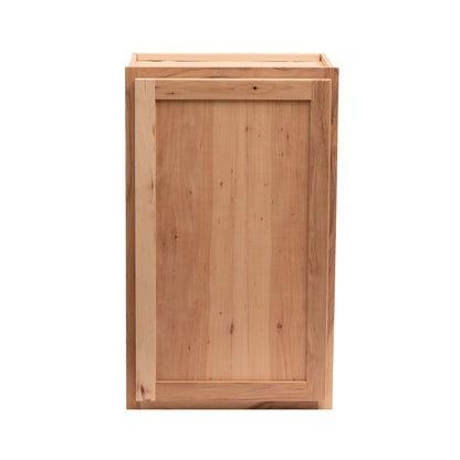 Backwoods Cabinetry RTA - Winding River Collection - Raw Hickory 24"Wx30"Hx12"D Wall cabinet