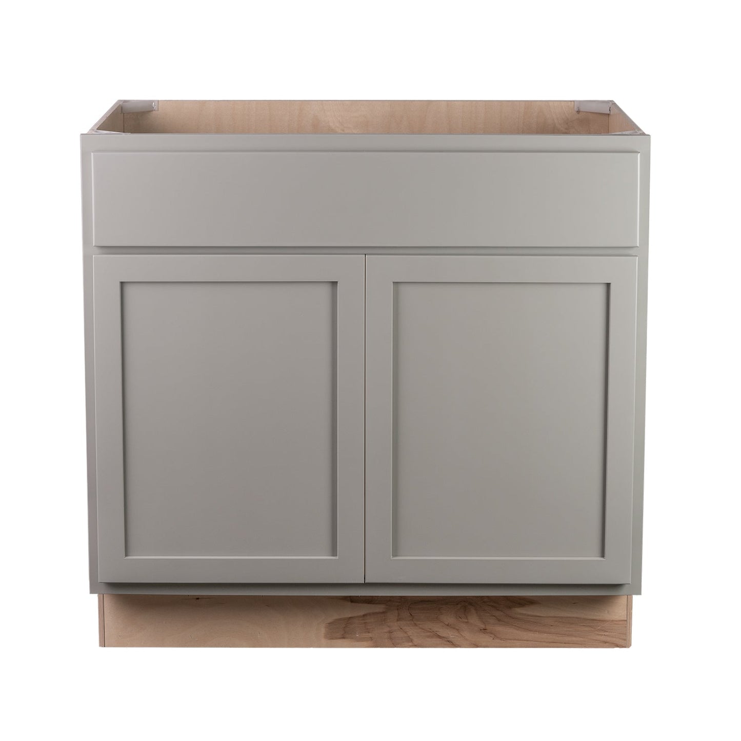 Backwoods Cabinetry RTA (Ready-to-Assemble) B36.BUTT - Magnetic Grey Base Cabinet | 36"Wx34.5"Hx24"D